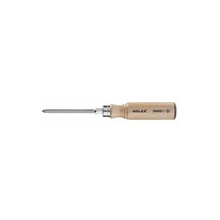 Holex Phillips Screwdriver, with Beech Handle, #1 668450 1